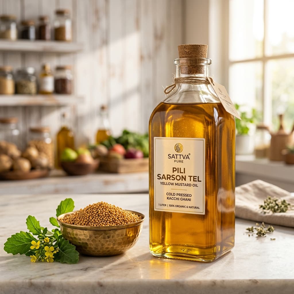 Safed Sarson Mustard Oil (White Mustard)